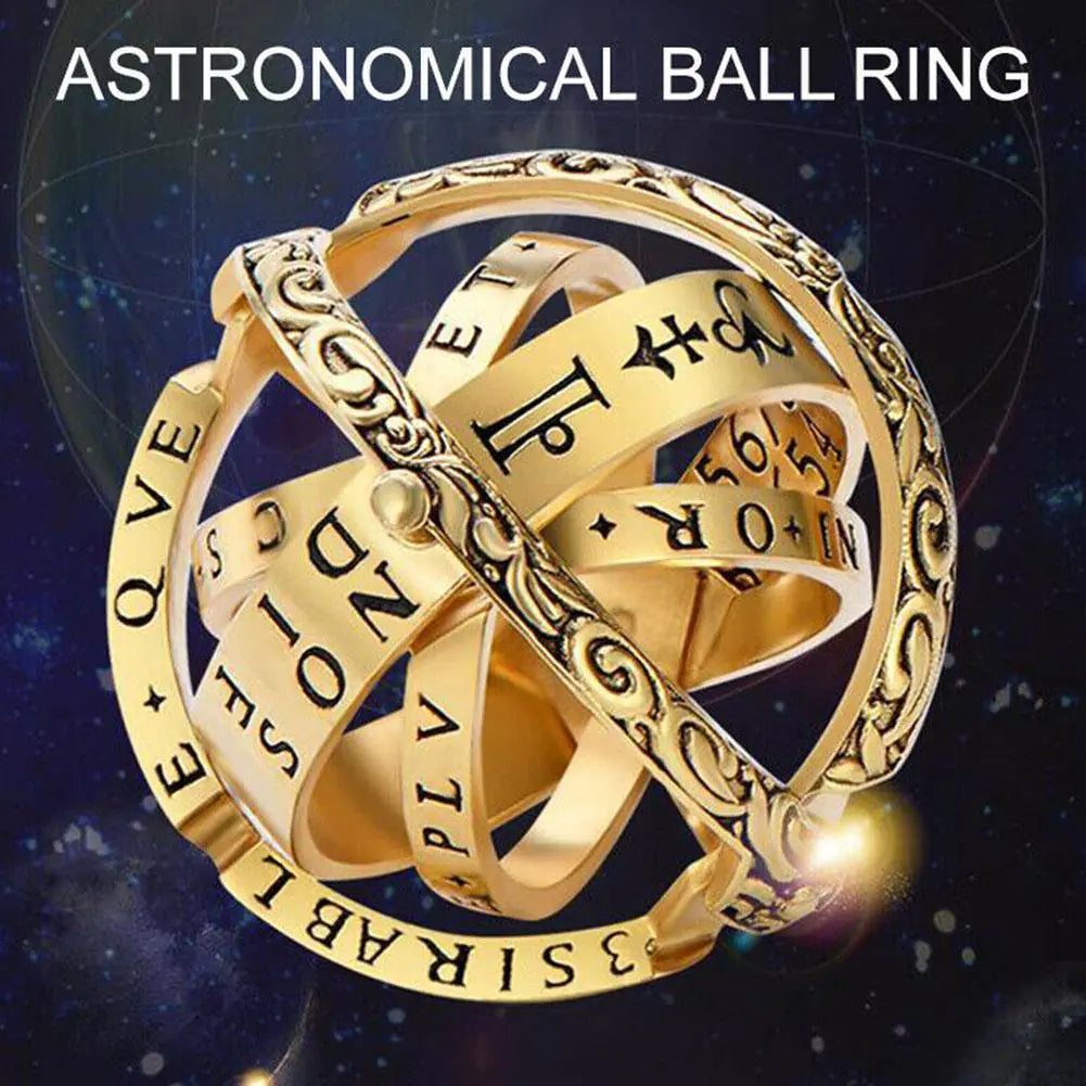 Astronomical Ball Rings Necklace