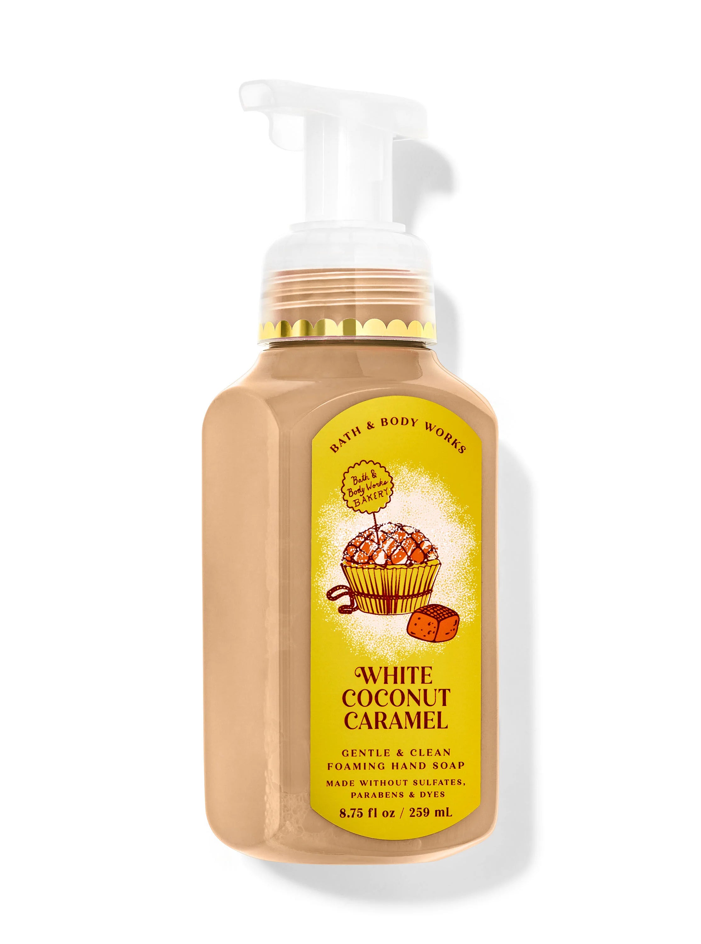 WHITE COCONUT CARAMEL-FOAMING HAND SOAP