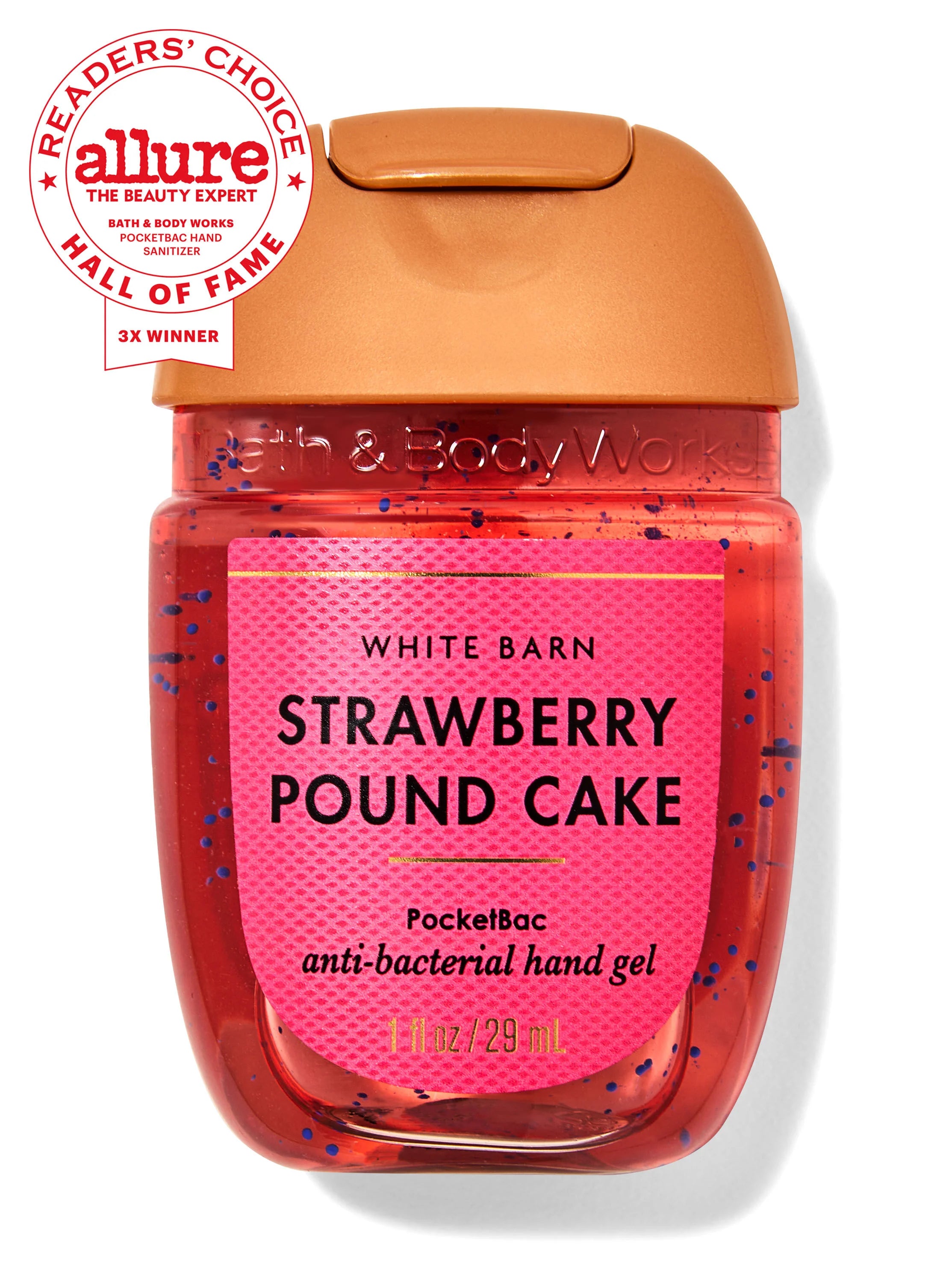 STRAWBERRY POUND CAKE- MINI HAND SANITIZER