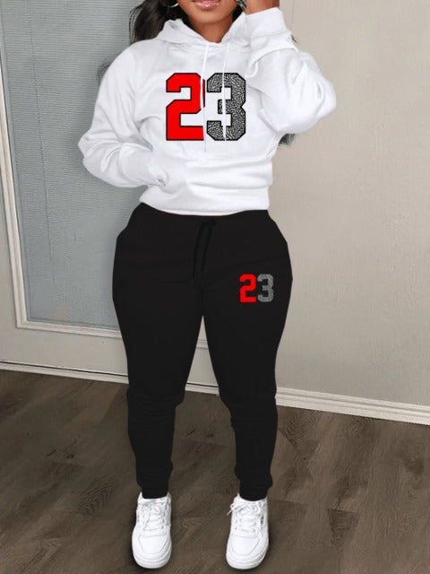 NUMBER 23 TRACKSUIT 2 PIECE SET