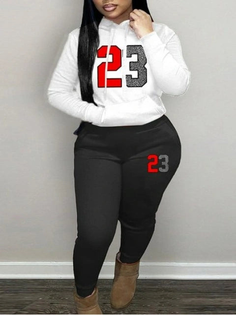 NUMBER 23 TRACKSUIT 2 PIECE SET