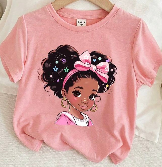 GIRLS T-SHIRT WITH HEADBAND