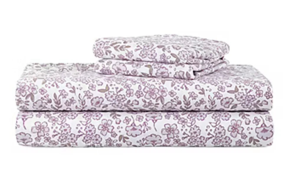 FLOWER  Soft Touch Microfiber Sheet Set (KING)