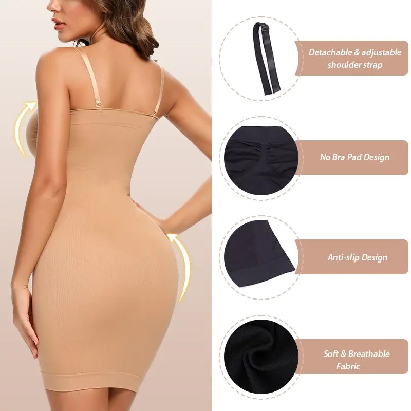 Sassy Shapewear Strapless Dress